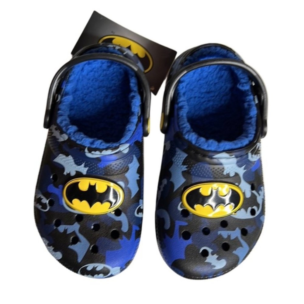 Crocs Batman Fun Lab Classic Lined Clog - Toddlers Kids Slippers Shoes